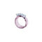 PINCHED RING PAARS/BLAUW